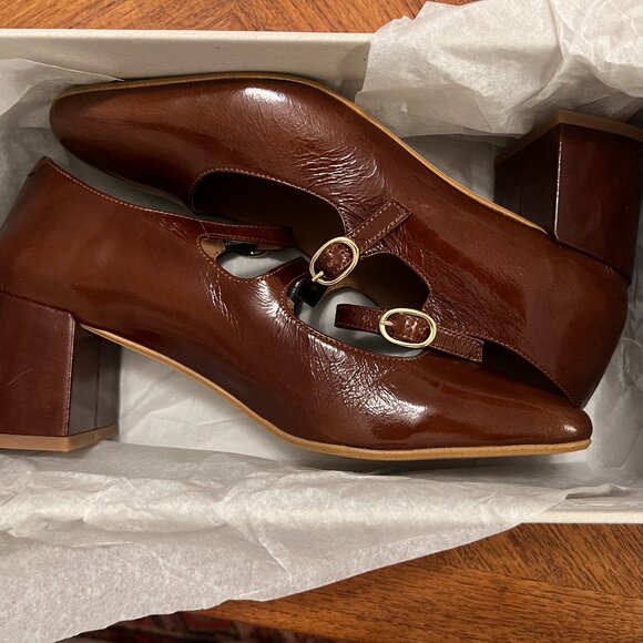 Mellow Yellow Irving block heels - NEW IN BOX/NEVER WORN - French size 38/US 7.5 - Picture 5 of 10